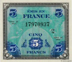 5 Francs DRAPEAU FRANCIA  1944 VF.17.02