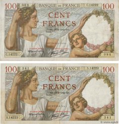100 Francs SULLY Lot FRANCE  1940 F.26.36 TB