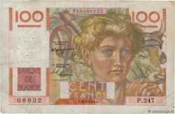 100 Francs JEUNE PAYSAN FRANKREICH  1948 F.28.18
