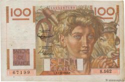 100 Francs JEUNE PAYSAN FRANKREICH  1953 F.28.39 S