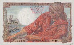 20 Francs PÊCHEUR FRANKREICH  1942 F.13.04 fST