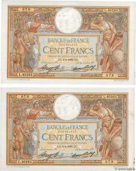 100 Francs LUC OLIVIER MERSON grands cartouches Lot FRANKREICH  1933 F.24.12