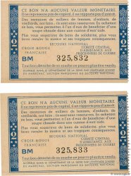 2 Francs BON DE SOLIDARITÉ Consécutifs FRANCE regionalism and various  1941 KL.03D5 UNC-
