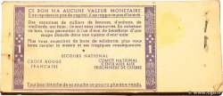 1 Franc BON DE SOLIDARITÉ Liasse FRANCE regionalism and various  1941 KL.02A1 AU