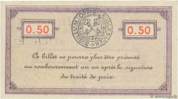 50 Centimes FRANCE regionalismo e varie Remiremont 1915 JP.88.062 FDC