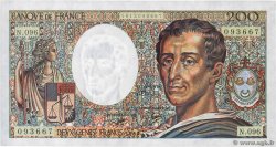 200 Francs MONTESQUIEU FRANCIA  1990 F.70.10b