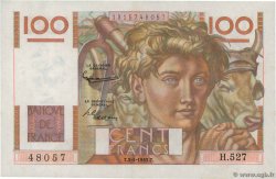 100 Francs JEUNE PAYSAN FRANCIA  1953 F.28.35 q.AU