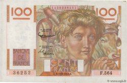 100 Francs JEUNE PAYSAN FRANCIA  1953 F.28.39