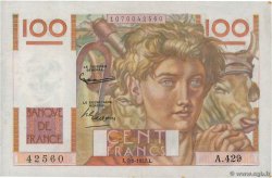 100 Francs JEUNE PAYSAN FRANKREICH  1952 F.28.31