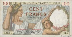 100 Francs SULLY FRANCE  1939 F.26.15