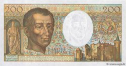 200 Francs MONTESQUIEU FRANKREICH  1990 F.70.10a VZ+