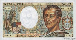 200 Francs MONTESQUIEU FRANKREICH  1982 F.70.02