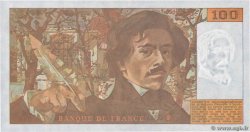 100 Francs DELACROIX imprimé en continu FRANCIA  1993 F.69bis.08 SC+