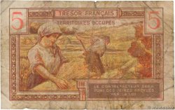 5 Francs TRÉSOR FRANÇAIS FRANKREICH  1947 VF.29.01 SGE
