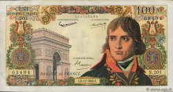 100 Nouveaux Francs BONAPARTE FRANCIA  1962 F.59.17 BC+