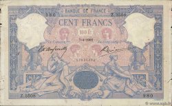 100 Francs BLEU ET ROSE FRANCIA  1902 F.21.16 RC+