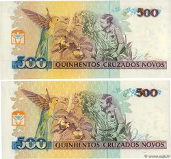 Brazil 500 Cruzados Novos, 1990 ND, P-222, UNC