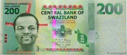 200 Emalangeni SWAZILAND  2014 P.40a UNC