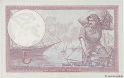 5 Francs FEMME CASQUÉE FRANKREICH  1933 F.03.17 fST+