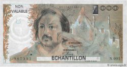 1000 Francs BALZAC Échantillon FRANCE  1980 EC.1980.01