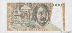 1000 Francs BALZAC Échantillon FRANCE  1980 EC.1980.01 NEUF