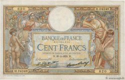 100 Francs LUC OLIVIER MERSON grands cartouches FRANKREICH  1929 F.24.08 S
