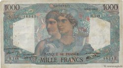 1000 Francs MINERVE ET HERCULE FRANKREICH  1945 F.41.09 fS