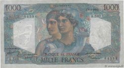 1000 Francs MINERVE ET HERCULE FRANKREICH  1949 F.41.25