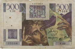 500 Francs CHATEAUBRIAND FRANCIA  1945 F.34.01 MC
