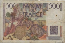 500 Francs CHATEAUBRIAND FRANCIA  1945 F.34.01 MC