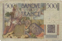 500 Francs CHATEAUBRIAND FRANKREICH  1945 F.34.02 SGE