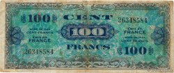 100 Francs DRAPEAU FRANCIA  1944 VF.20.01