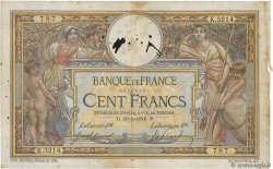 100 Francs LUC OLIVIER MERSON sans LOM FRANKREICH  1916 F.23.08