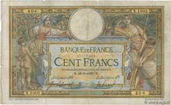 100 Francs LUC OLIVIER MERSON sans LOM FRANCE  1909 F.23.01 VG