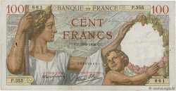 100 Francs SULLY FRANKREICH  1939 F.26.04