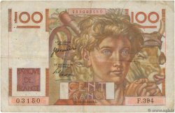 100 Francs JEUNE PAYSAN FRANCE  1950 F.28.28 TB