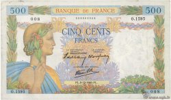 500 Francs LA PAIX FRANCIA  1940 F.32.10