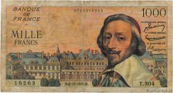 1000 Francs RICHELIEU FRANCE  1956 F.42.24 G