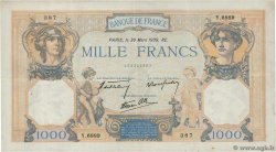 1000 Francs CÉRÈS ET MERCURE type modifié FRANCE  1939 F.38.35 pr.TTB