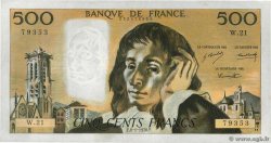 500 Francs PASCAL FRANCE  1970 F.71.05 VF