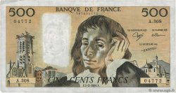 500 Francs PASCAL FRANCIA  1990 F.71.43 MB