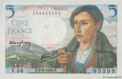 5 Francs BERGER FRANCE  1943 F.05.03