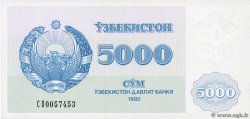 5000 Sum UZBEKISTAN  1992 P.71b UNC