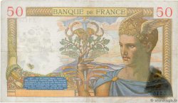50 Francs CÉRÈS modifié FRANCE  1939 F.18.35 pr.TTB