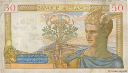 50 Francs CÉRÈS modifié FRANCIA  1938 F.18.13 MB
