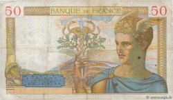 50 Francs CÉRÈS modifié FRANCE  1937 F.18.04 TB