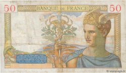 50 Francs CÉRÈS FRANKREICH  1936 F.17.32 S