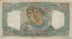 1000 Francs MINERVE ET HERCULE FRANCE  1950 F.41.33 G
