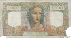 1000 Francs MINERVE ET HERCULE FRANKREICH  1945 F.41.01 fSGE