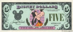 5 Disney dollars UNITED STATES OF AMERICA  1987  UNC-